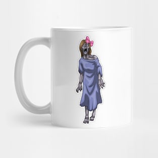 Zombie Halloween Ribbon Mug